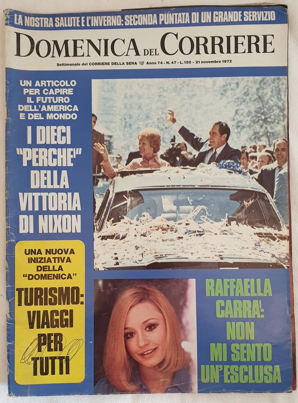 DOMENICA DEL CORRIERE ANNO 74 N. 47 21 NOVEMBRE 1972