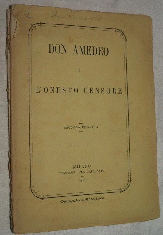DON AMEDEO E L'ONESTO CENSORE | Immagine principale