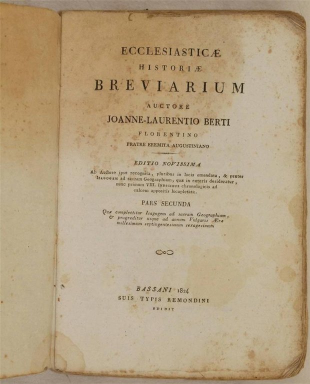 ECCLESIASTICAE HISTORIAE BREVIARIUM PARS SECUNDA | Immagine Gallery 2