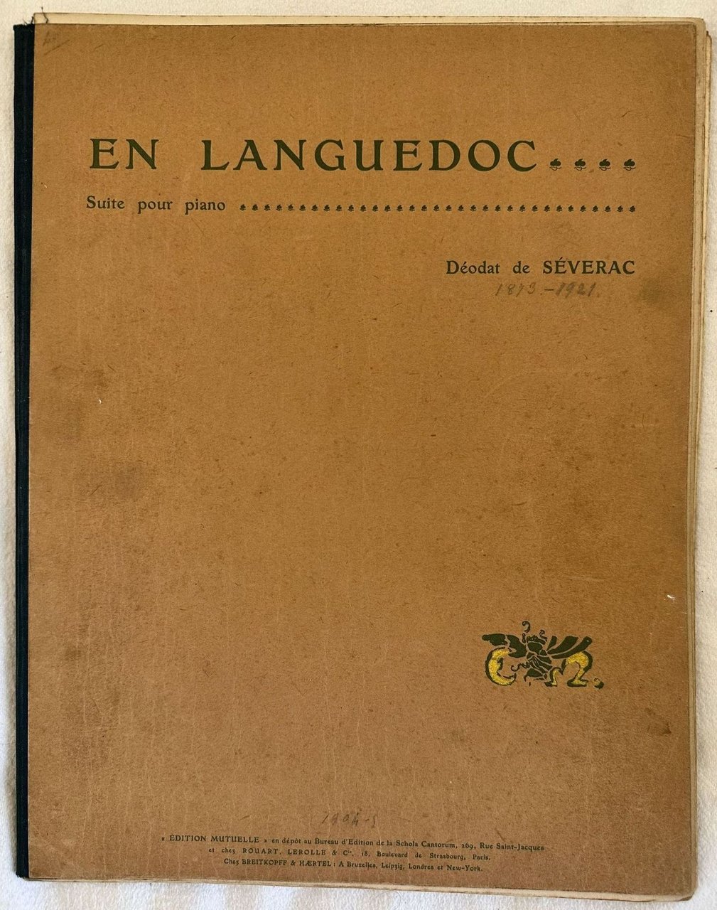 EN LANGUEDOC SUITE POUR PIANO