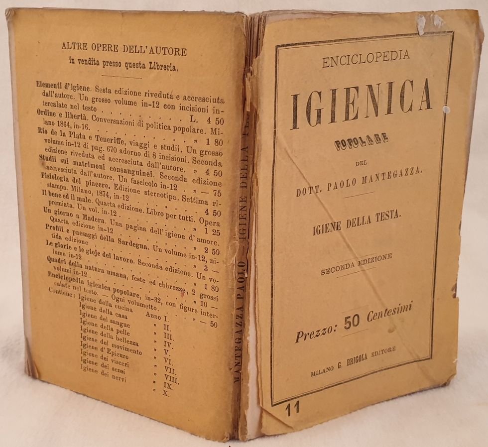 ENCICLOPEDIA IGIENICA POPOLARE - IGIENE DELLA TESTA | Immagine principale