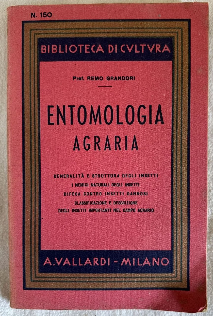 ENTOMOLOGIA AGRARIA | Immagine principale