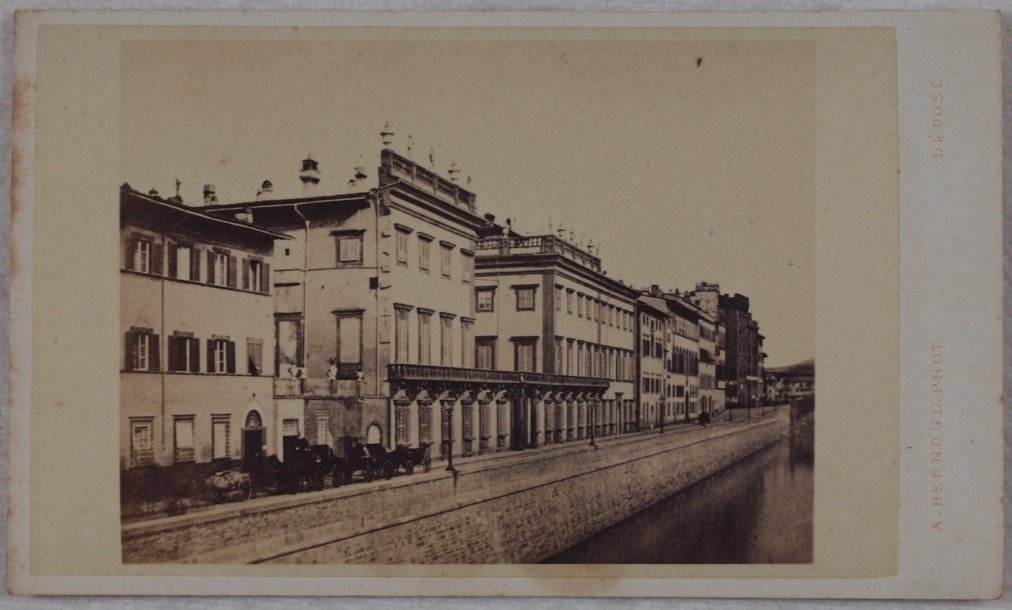 Firenze – Lungarno acciaiuoli Alphonse Bernoud -1860 circa | Immagine principale