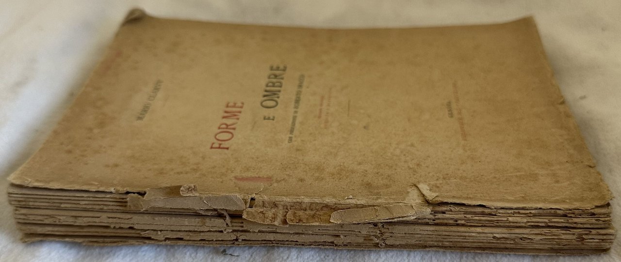 FORME E OMBRE CON PREFAZIONE DI ROBERTO BRACCO SECONDA EDIZIONE … | Immagine principale