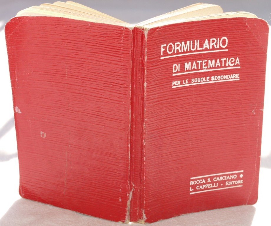 FORMULARIO DI MATEMATICA PER LE SCUOLE SECONDARIE