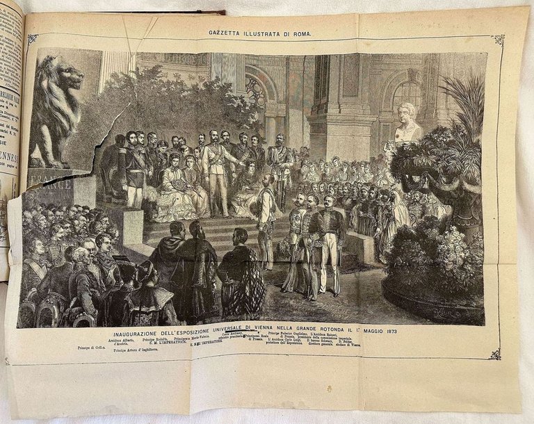 GAZZETTA ILLUSTRATA DI ROMA SUPPLEMENTO ALLA CAPITALE ANNO 1871-73 | Immagine Gallery 9