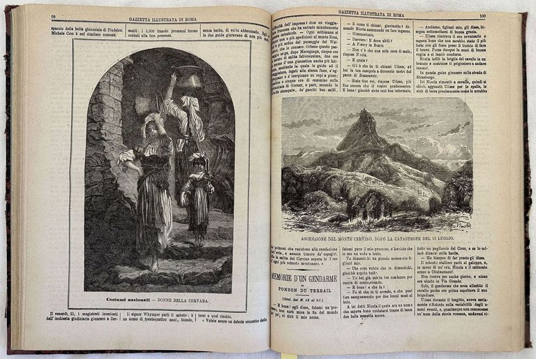 GAZZETTA ILLUSTRATA DI ROMA SUPPLEMENTO ALLA CAPITALE ANNO 1871-73 | Immagine Gallery 4