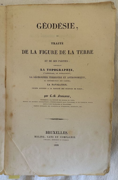 GEODESIE OU TRAITE DE LA FIGURE DE LA TERRE ET … | Immagine Gallery 1