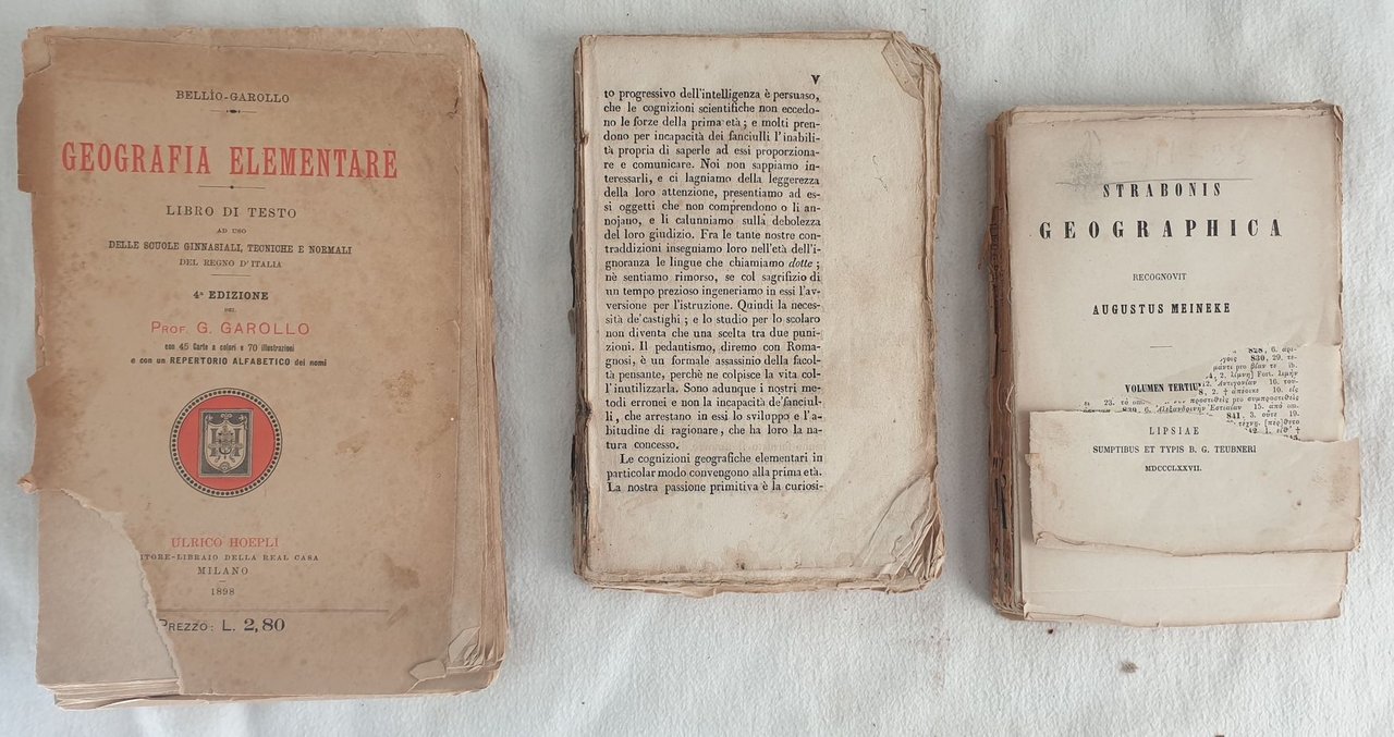 GEOGRAFIA ELEMENTARE - VOLUME GEOGRAFIA PRE-UNITARIO - GEOGRAPHICA RECOGNOVIT AUGUSTUS …