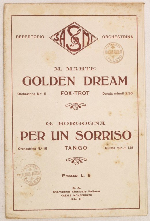 GOLDEN DREAM - PER UN SORRISO