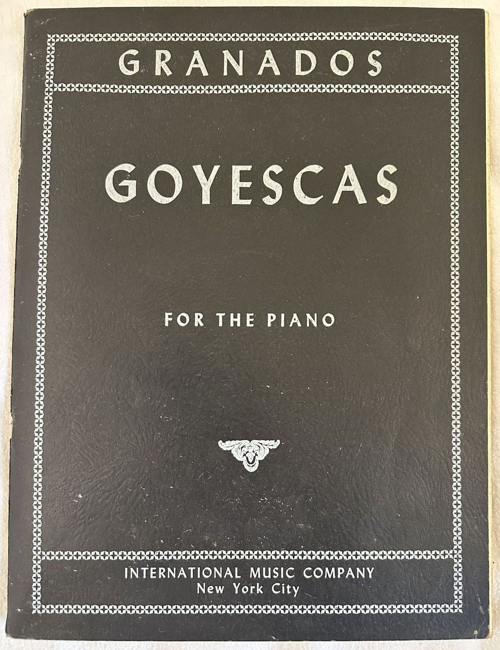 GRANADOS GOYESCAS FOR THE PIANO 1 LOS REQUIEBROS 2 COLOQUIO …
