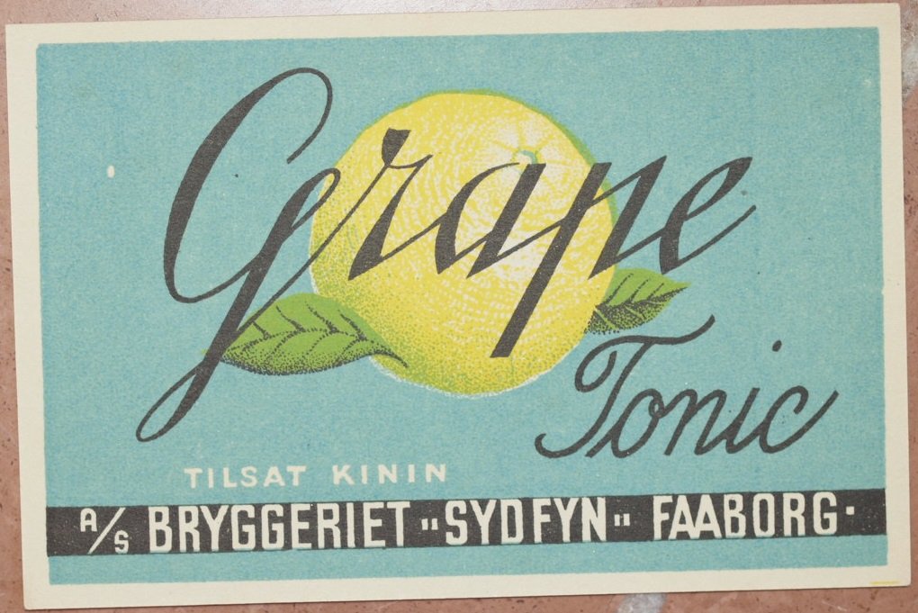 GRAPE TONIC TILSAT KININ A/S BRYGGERIET "SYDFYN" FAABORG