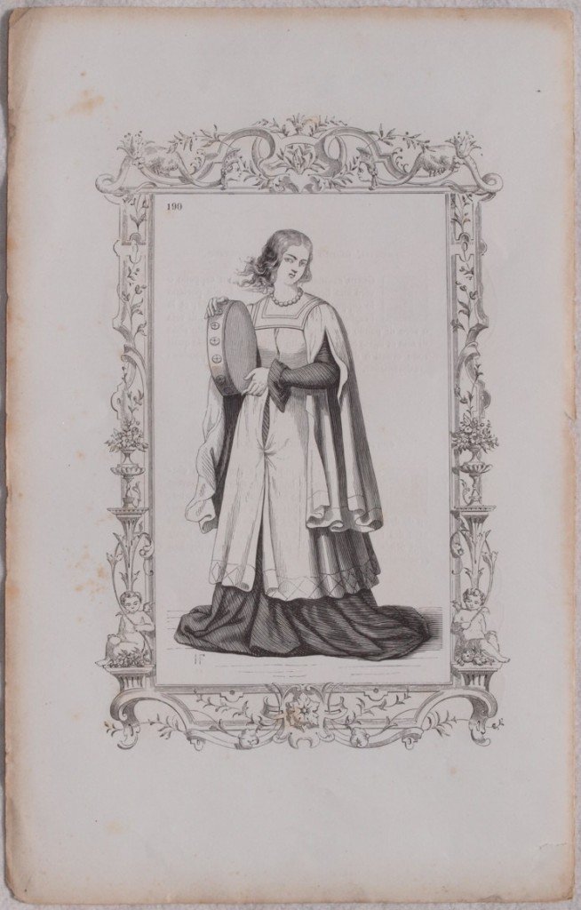 Habito antico da donna di Toscana Costume ancien de femme …