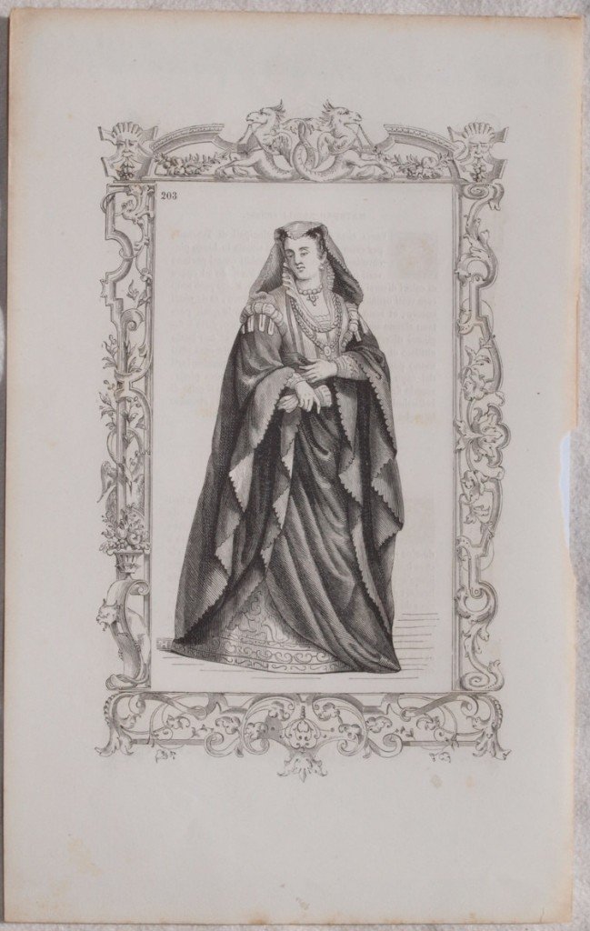 Habito di gentildonne senesi, le quali hanno i mariti posti …