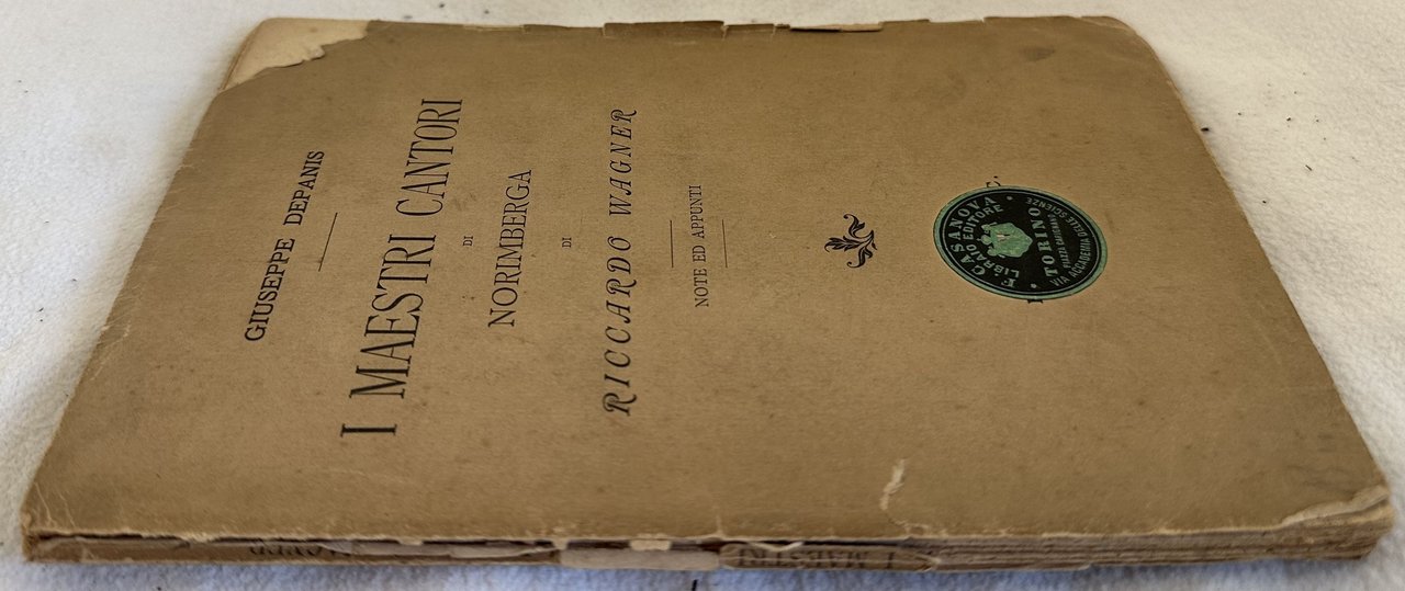 I MAESTRI CANTORI DI NORIMBERGA DI RICCARDO WAGNER NOTE ED … | Immagine principale