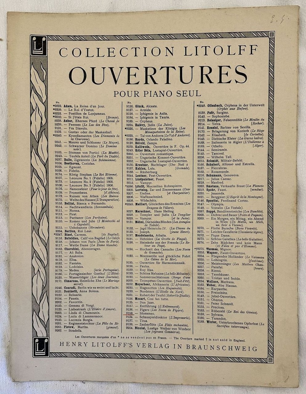 IDOMENEUS (IDOMENEE)