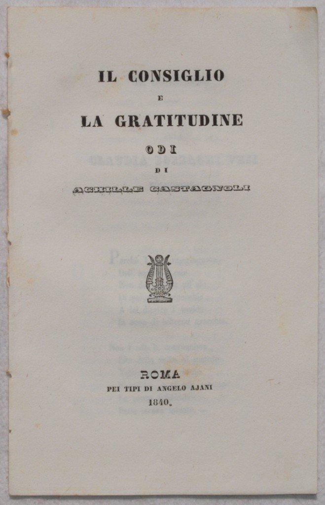 IL CONSIGLIO E LA GRATITUDINE