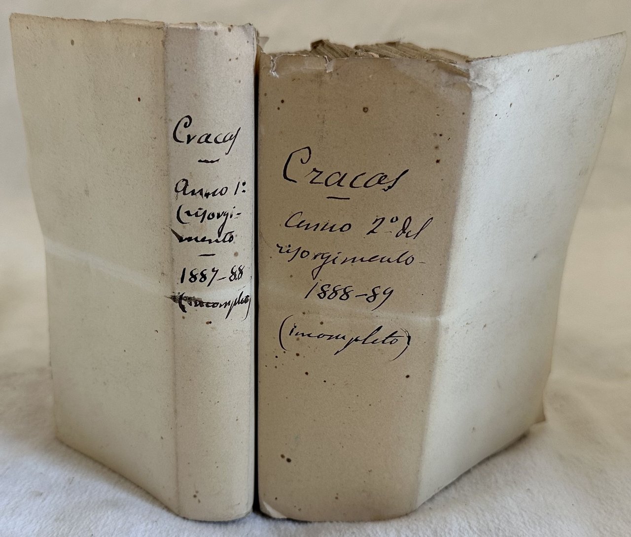 IL CRACAS DIARIO DI ROMA ANNO 1887-1888-1889 | Immagine principale