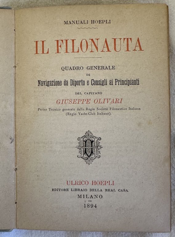 IL FILONAUTA QUADRO GENERALE DI NAVIGAZIONE DA DIPORTO E CONSIGLI … | Immagine Gallery 2