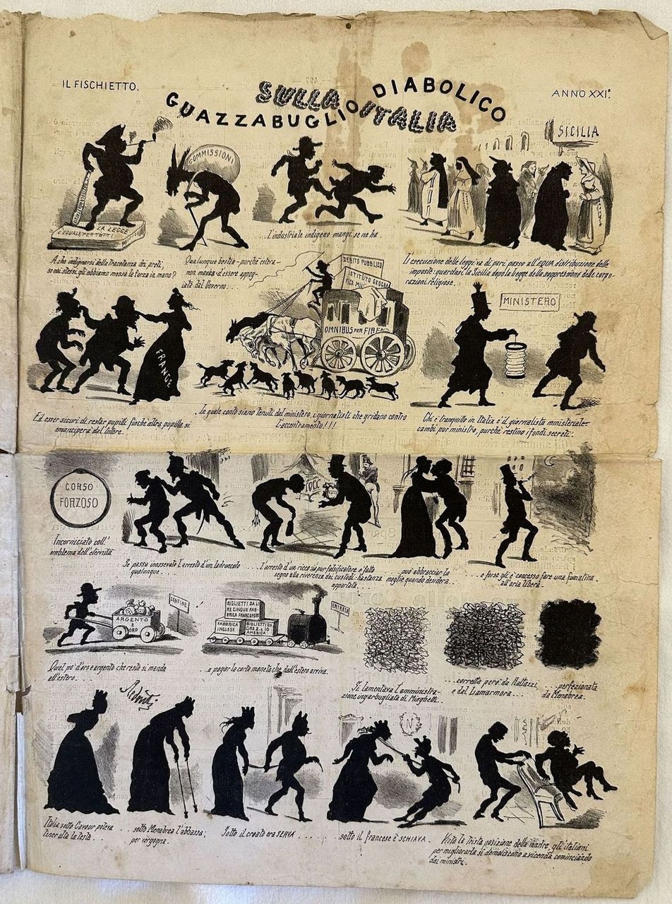 IL FISCHIETTO TORINO GIOVEDI 22 OTTOBRE 1868 | Immagine principale