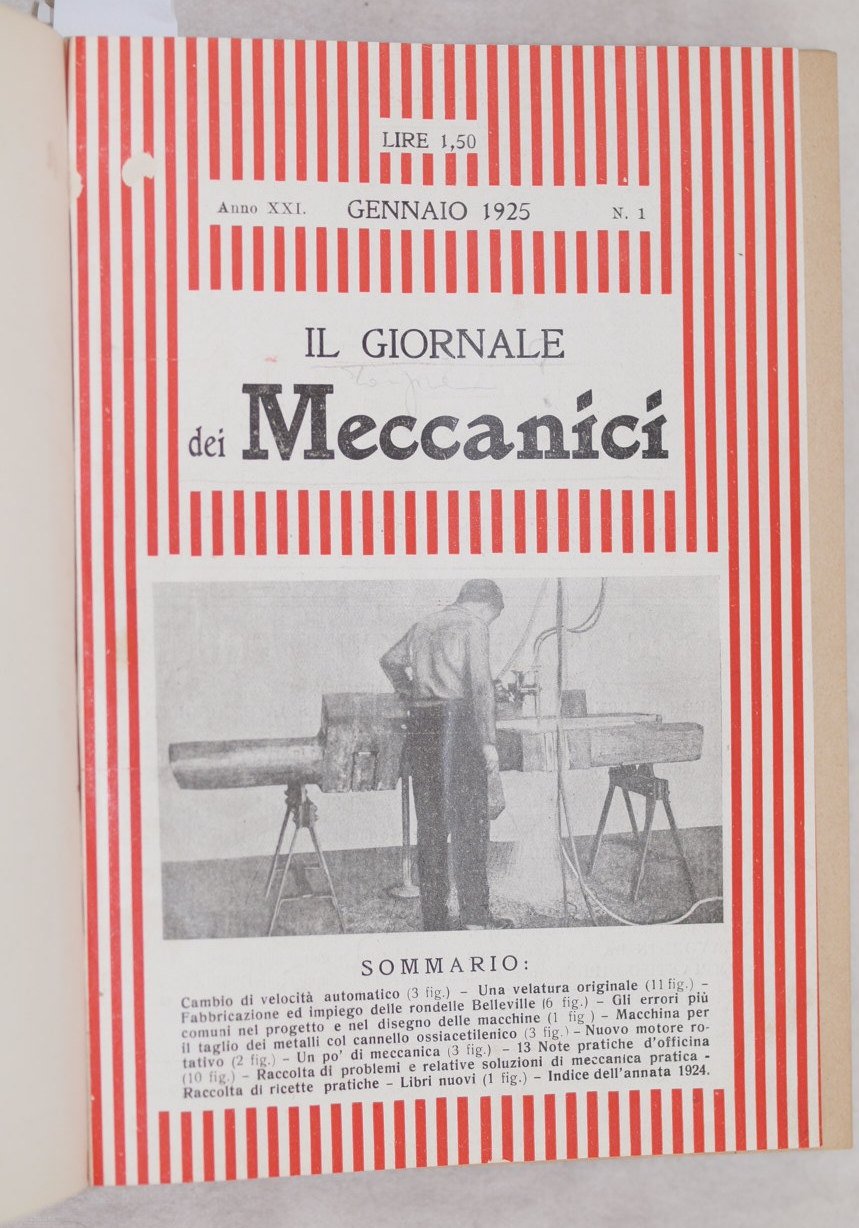 IL GIORNALE DEI MECCANICI GALVANO TECNICA | Immagine principale