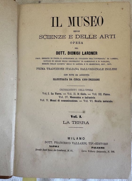 IL MUSEO DELLE SCIENZE E DELLE ARTI LA TERRA