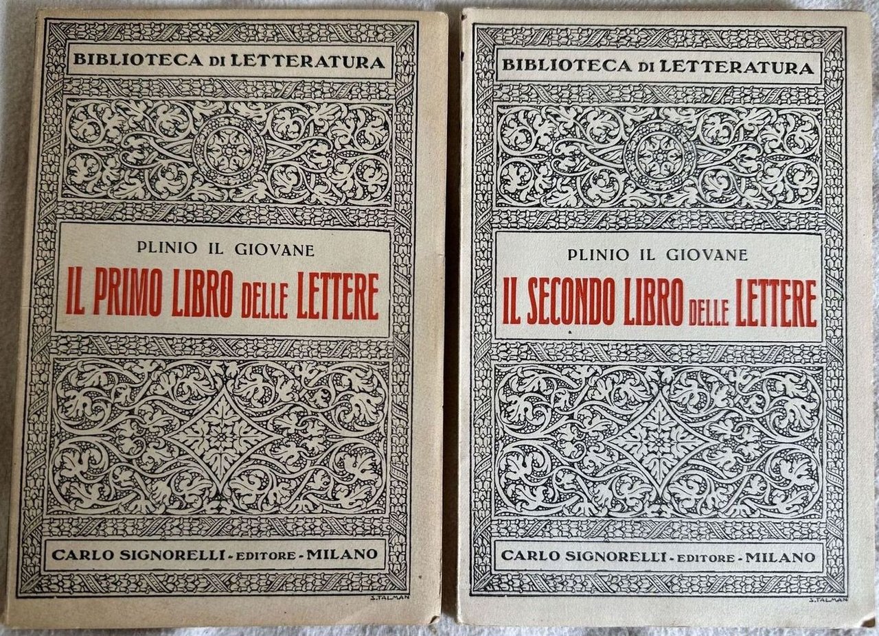 IL PRIMO LIBRO DELLE LETTERE IL SECONDO LIBRO DELLE LETTERE …