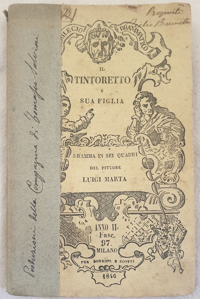 IL TINTORETTO E SUA FIGLIA DRAMMA IN SEI QUADRI