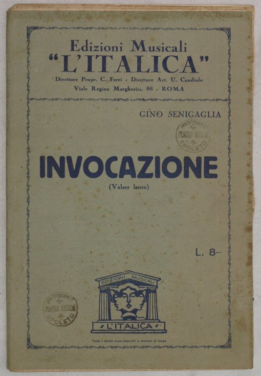 INVOCAZIONE (VALSER LENTO)