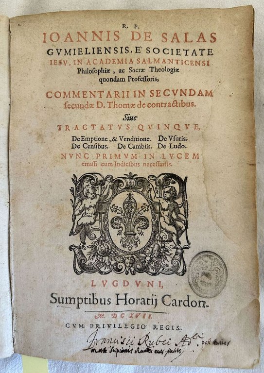 JOANNIS DE SALAS GUMIELIENSIS E SOCIETATE IESU IN ACADEMIA SALMANTICENSIPHILOSOPHIAE … | Immagine Gallery 2