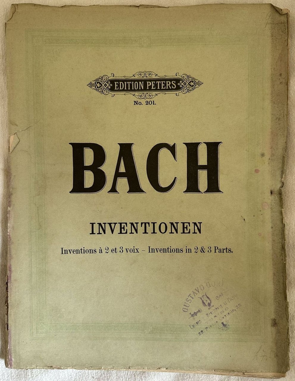 KLAVIERWERKE VON JOH. SEB. BACH HERAUSGEGEBEN VON CZERNY GRIEPENKERL UND …