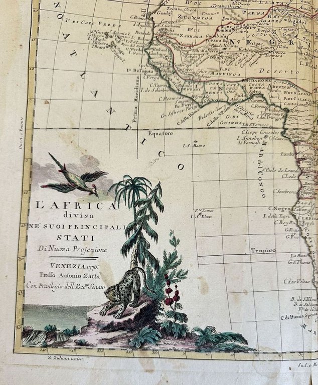 L'Africa divisa ne' suoi principali stati di Nuova Projezione | Immagine Gallery 3