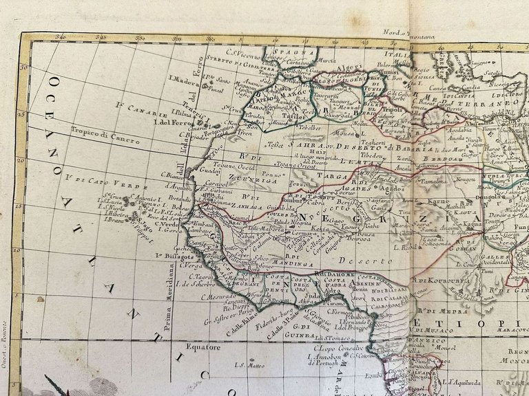 L'Africa divisa ne' suoi principali stati di Nuova Projezione | Immagine Gallery 6