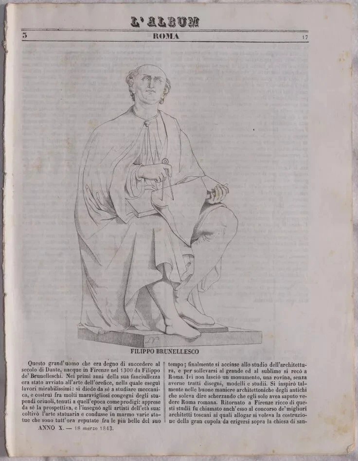 L'ALBUM DI ROMA 18 MARZO 1843 | Immagine principale