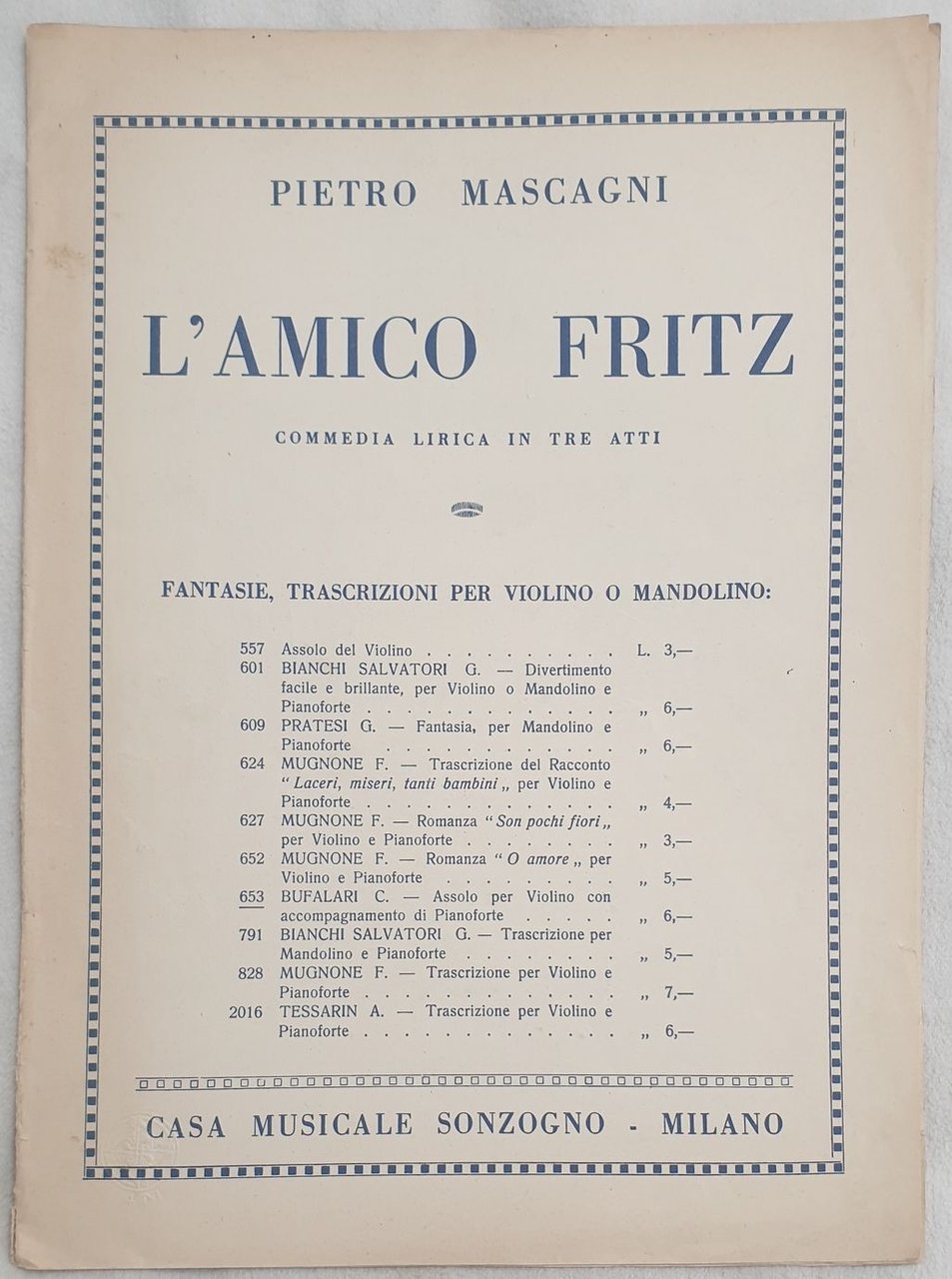 L'AMICO FRITZ