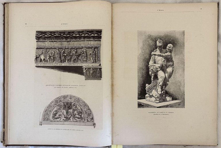 L'ITALIA PERIODICO ARTISTICO ILLUSTRATO DIRETTO DA ARTISTI