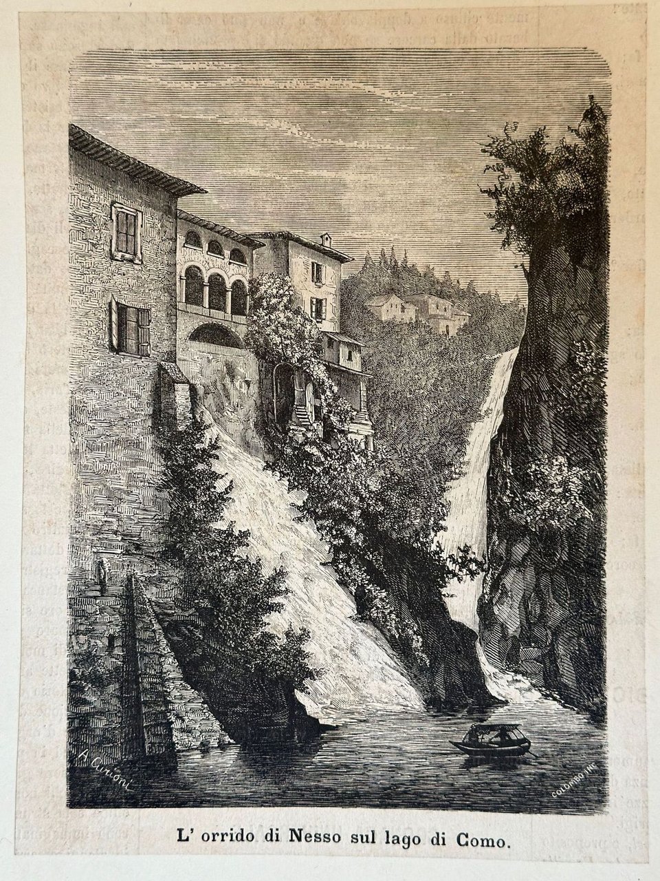 L'ORRIDO DI NESSO SUL LAGO DI COMO