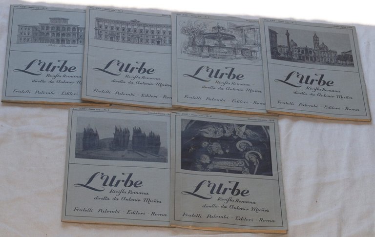 L'URBE RIVISTA ROMANA DIRETTA DA ANTONIO MUNOZ ANNO XXII - NUOVA SERIE -1959