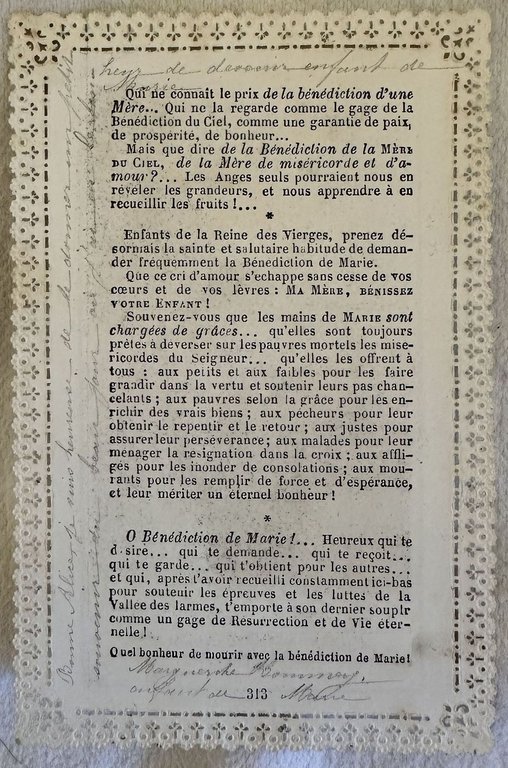 LA BENEDICTION DE MARIE PL. 313 | Immagine Gallery 2