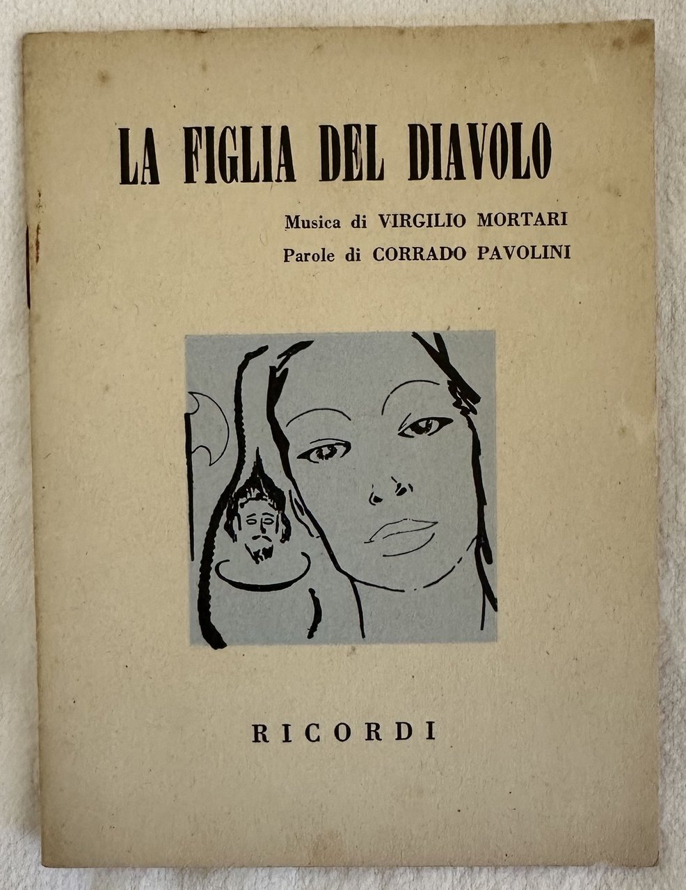 LA FIGLIA DEL DIAVOLO MUSICA DI VIRGILIO MORTARI PAROLE DI …