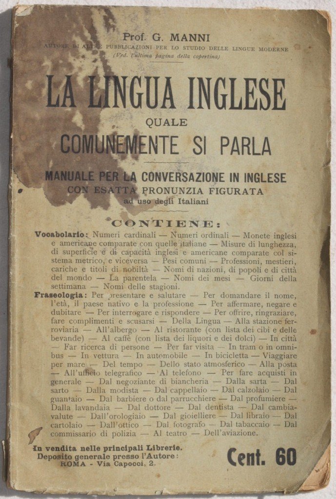 LA LINGUA INGLESE QUALE COMUNEMENTE SI PARLA