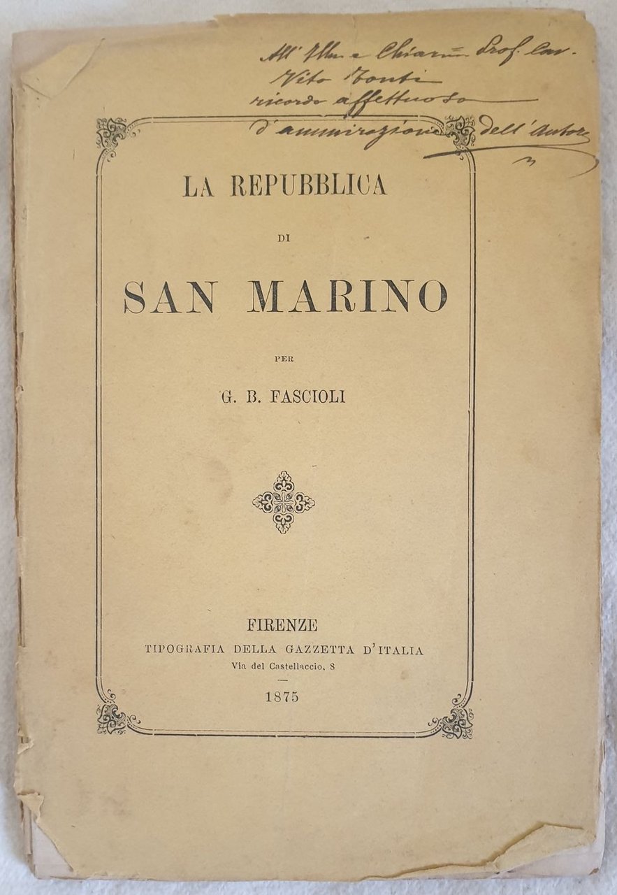 LA REPUBBLICA DI SAN MARINO