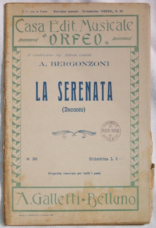 LA SERENATA (INCANTO)