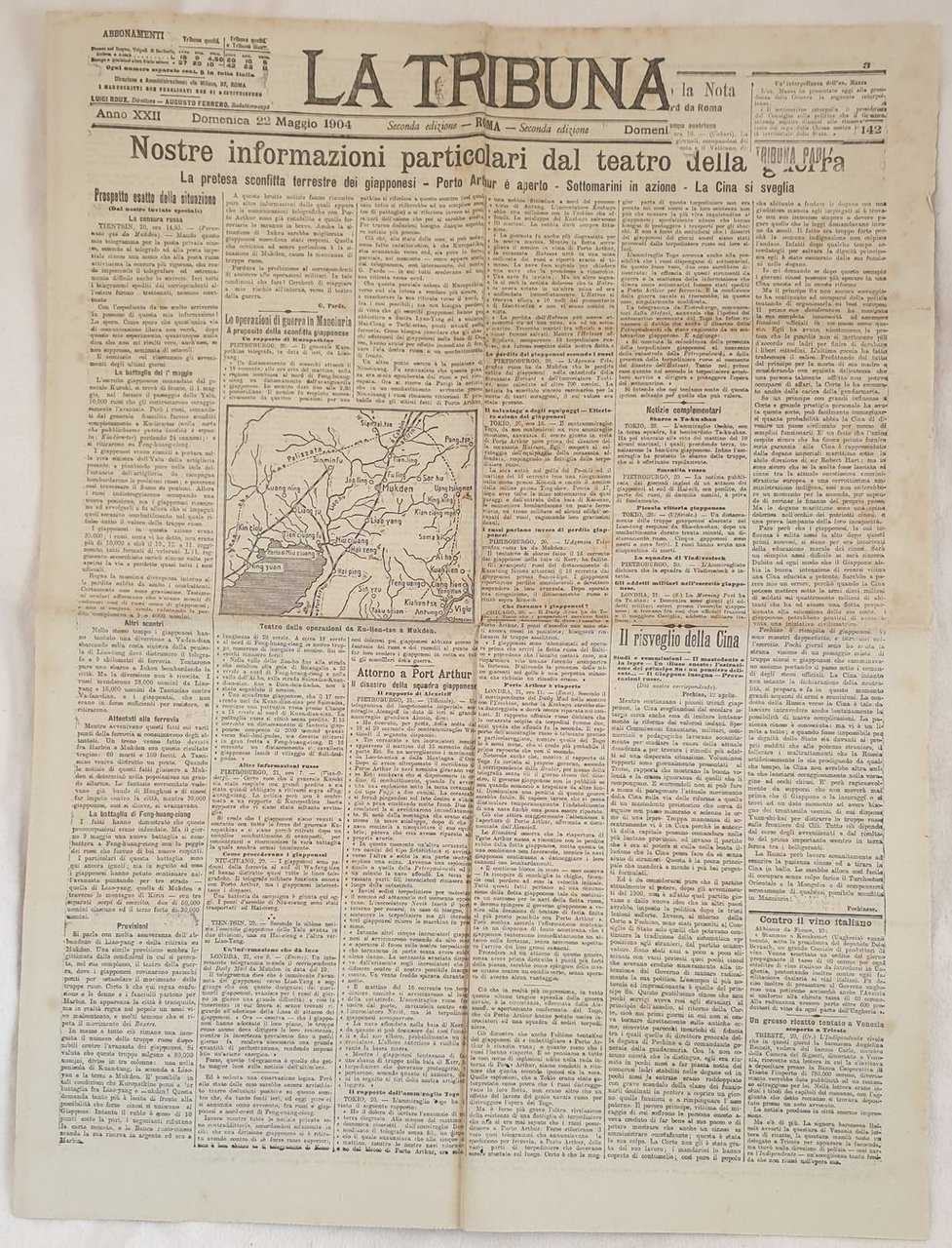 LA TRIBUNA DOMENICA 22 MAGGIO 1904