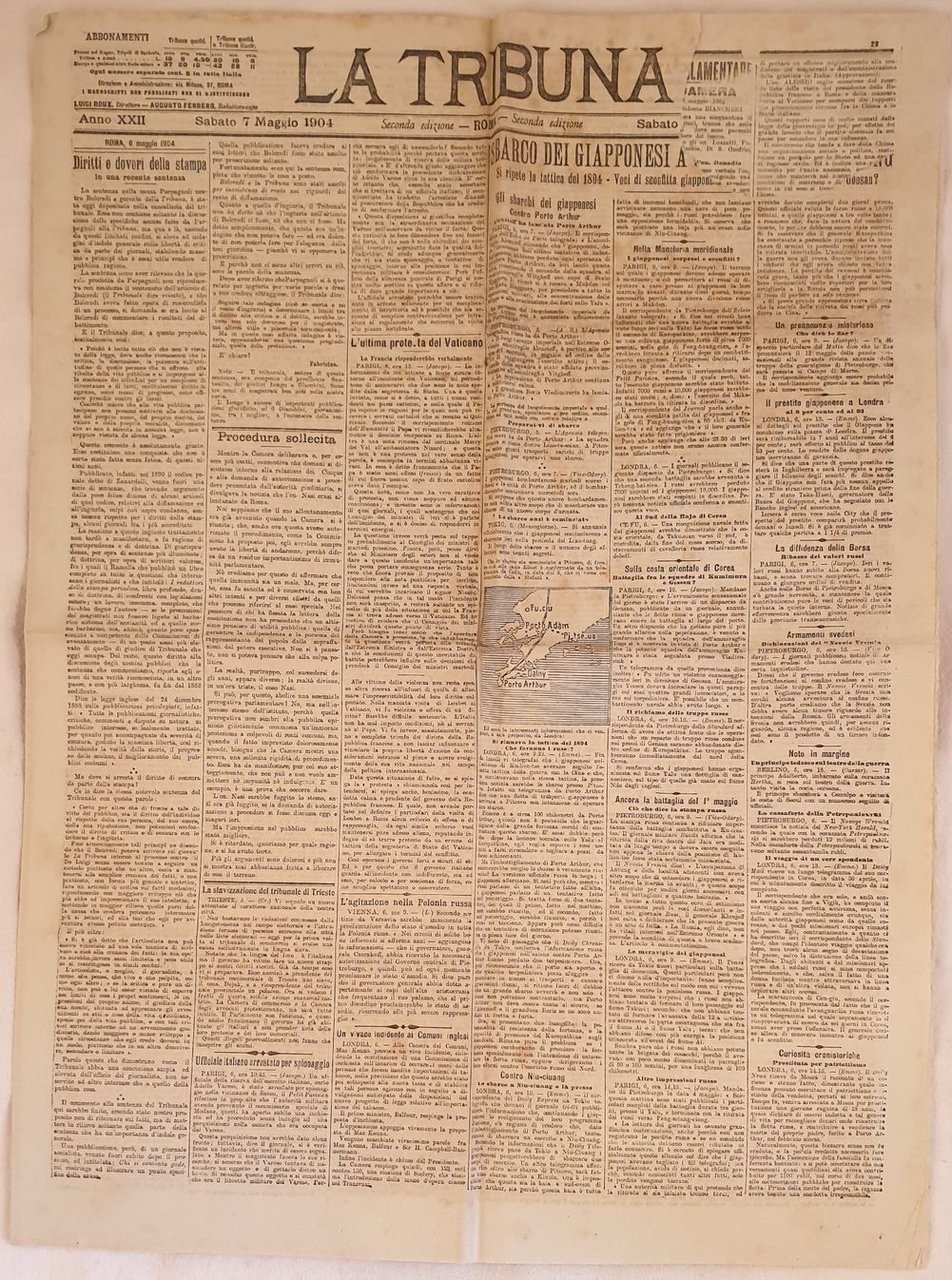 LA TRIBUNA GIOVEDI 7 MAGGIO 1904