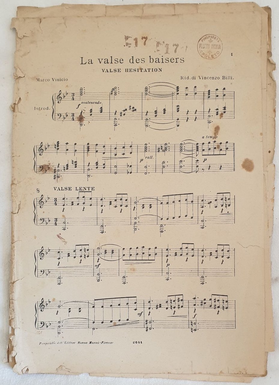 LA VALSE DE SBAISIERS