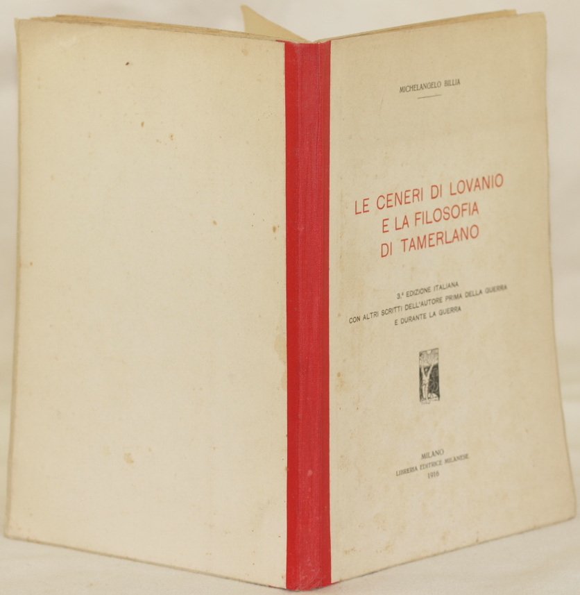 LE CENERI DI LOVANIO E LA FILOSOFIA DI TAMERLANO