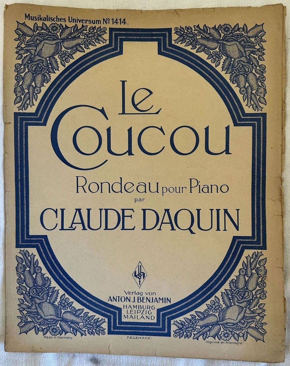 LE COUCOU RONDEAU POUR PIANO