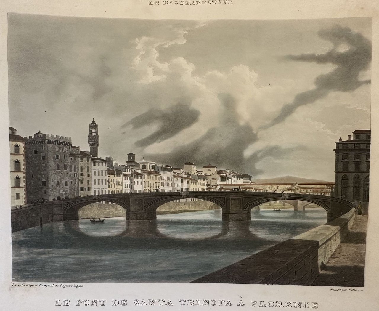 LE PONT DE SANTA TRINITA A FLORENCE