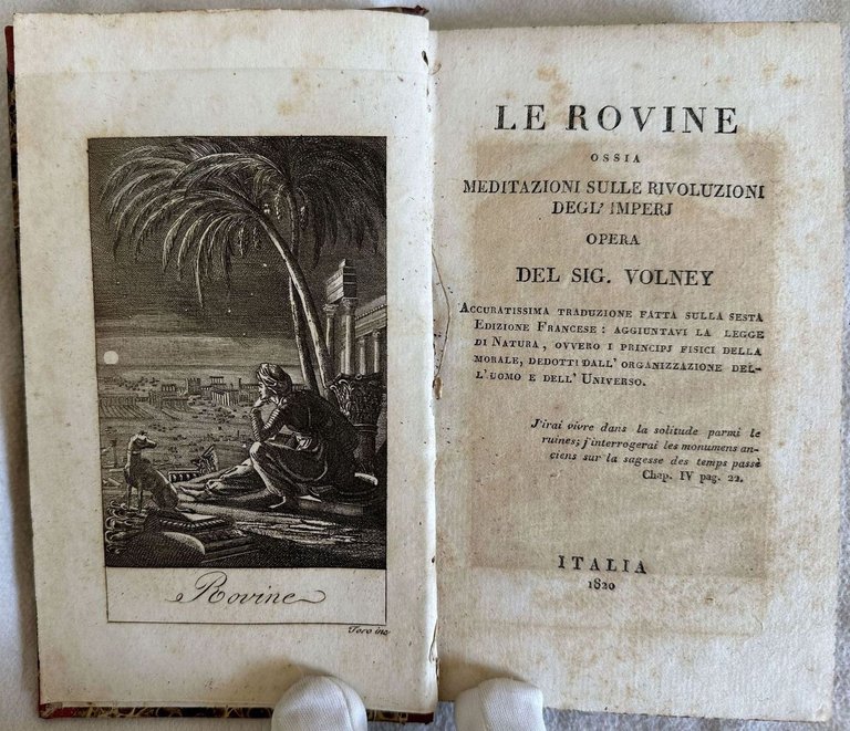 LE ROVINE OSSIA MEDITAZIONI SULLE RIVOLUZIONI DEGLI IMPERI - LA …